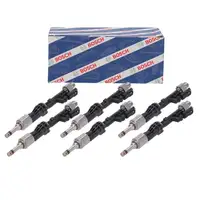 6x BOSCH 0261500063 Einspritzventil f&uuml;r BMW E82 E88 E90-E93 F10 F07 X5 X6 N55 13537568607