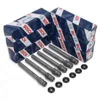 6x BOSCH fuel injectors + O-rings for PORSCHE 911 2.7/3.0 SC / Carrera 150&ndash;204 hp