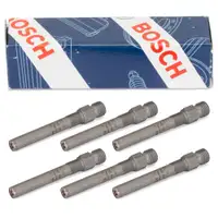 6x BOSCH 0437502057 Einspritzventil f&uuml;r PORSCHE 964 Turbo 360 PS 01.93-09.93 96411023520