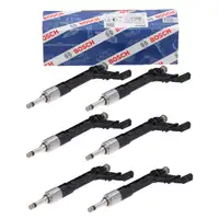 6x BOSCH 026150001V Einspritzventil f&uuml;r PORSCHE Cayenne Macan Panamera 971 2.9 PAB906036E