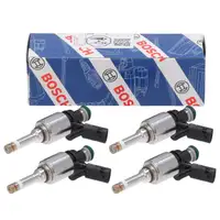 4x BOSCH 026150001E Einspritzventil f&uuml;r VW Golf 7 GTI Passat B8 Tiguan PORSCHE Macan 2.0