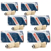 6x BOSCH 0280156053 EV-6-E Einspritzventil f&uuml;r PORSCHE 996 997 3.6 Carrera Boxster 986 987