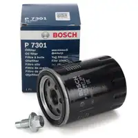 BOSCH F026407301 &Ouml;lfilter + Schraube f&uuml;r FORD Mustang MK6 MK7 5.0 V8 422/446/454 PS