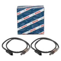 2x BOSCH NACH Kat Lambdasonde f&uuml;r BMW E46 E39 E38 X3 E83 X5 E53 Z3 E36 M52 M54 11781433940