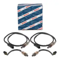 4x BOSCH VOR+NACH Kat Lambdasonde für BMW E46 E39 E38 X3 E83 X5 E53 Z3 E36 M52 M54