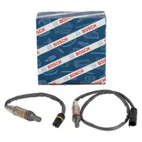 2x BOSCH VOR+NACH Kat Lambdasonde f&uuml;r BMW 3er E46 316i 318i 105/116/118/140 PS M43 M44