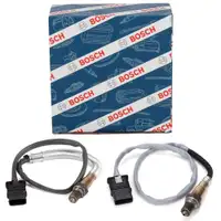 2x BOSCH VOR+NACH Kat Lambdasonde f&uuml;r BMW E82 E88 F20 F21 F22 E90-93 F30-34 F32 N55