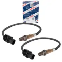 2x BOSCH VOR+NACH Kat Lambdasonde f&uuml;r BMW X6 E71 E72 xDrive30d EURO 6 bis 06.2014 N57
