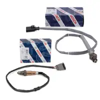 2x BOSCH VOR+NACH Kat Lambdasonde f&uuml;r VW Golf 7 Polo 6 GTI / R Passat B8 A3 S3 8V 2.0 TSI
