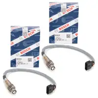 2x BOSCH VOR+NACH Kat Lambdasonde f&uuml;r DACIA MERCEDES NISSAN RENAULT 1.5 DIESEL