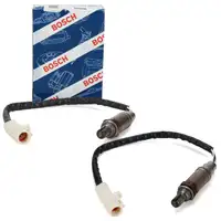 2x BOSCH VOR+NACH Kat Lambdasonde f&uuml;r FORD Focus 1 Mk1 ST170 Mondeo 3 MK3 3.0 V6 24V