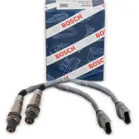 2x BOSCH VOR+NACH Kat Lambdasonde f&uuml;r OPEL Astra K Corsa E Karl Mokka / X 1.0 1.4