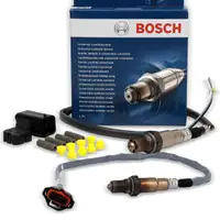 2x BOSCH VOR+NACH Kat Lambdasonde f&uuml;r OPEL Agila A 1.0 12V Astra G Corsa C 1.2 16V