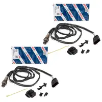 2x BOSCH Lambdasonde f&uuml;r VW Golf 4 A3 8L1 1.8 T Phaeton Touareg 7L 4.2 V8