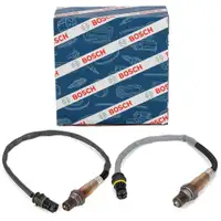 2x BOSCH NACH Kat Lambdasonde f&uuml;r BMW 5er E60 E61 525-530i 7er E65-67 730i N52 ab 04.2007