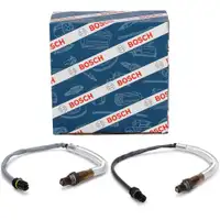 2x BOSCH NACH Kat Lambdasonde f&uuml;r BMW E81-88 E90-93 X1 E84 X3 E83 X5 E70 Z4 N52 N53 N54