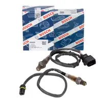 BOSCH VOR+NACH Kat Lambdasonde für MERCEDES W203 C209 A209 W211 R171 160-200 M271