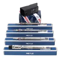 BOSCH Steuerger&auml;t + 4x MEYLE Drucksensor + Gl&uuml;hkerze f&uuml;r VW Golf 6 AUDI A4 B9 Yeti 2.0 TDI