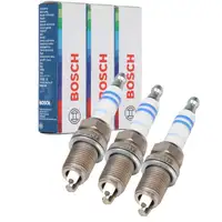 3x BOSCH 0242230626 FR8LPP302T Z&uuml;ndkerze f&uuml;r OPEL Corsa D 1.0 65 PS A10XEP 95528735