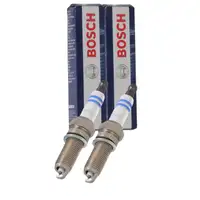 2x BOSCH 0242135554 Z&uuml;ndkerze f&uuml;r FIAT 500/C Panda 312_ 319_ 0.9 60/65 PS bis 12.2018
