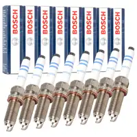 8x BOSCH 0241140537 VA6SIP80 Z&uuml;ndkerze f&uuml;r MERCEDES W205 W213 63AMG M176 M177 M178