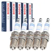 5x BOSCH FGR8KQE Z&uuml;ndkerze f&uuml;r VW Golf 4 Passat B5 Bora SEAT Toledo 2 2.3 V5 VR5