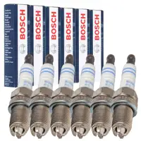 6x BOSCH FGR8KQE0 0242229648 Z&uuml;ndkerze f&uuml;r OPEL Omega B Signum Vectra B C 2.6/3.2 V6