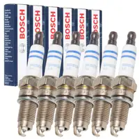 6x BOSCH 0242135510 Spark Plug for AUDI A3 8P, VW Golf 4, 5, R32, T5, and PORSCHE Cayenne 3.2