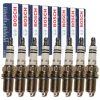 8x BOSCH FR8DC 0242229659 Zündkerze für MERCEDES-BENZ W124 W210 W140 R129 M119