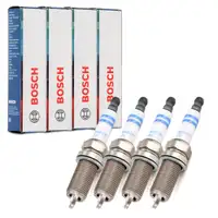 4x BOSCH FR7SE 0242236664 Z&uuml;ndkerze f&uuml;r SMART ForFour 454 MITSUBISHI Colt 6 1.3 1.5