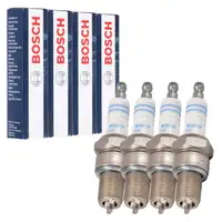 4x BOSCH WR8DC 0242229656 Z&uuml;ndkerze f&uuml;r PORSCHE 944 2.5 AUDI BMW VW MB OPEL FORD