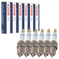6x BOSCH FR6DPP332S 0242240628 Z&uuml;ndkerze f&uuml;r PORSCHE 997 3.6 Turbo 3.6 GT2 / RS