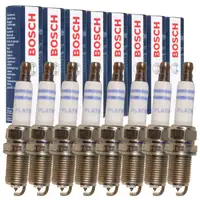 8x BOSCH FR5KPP332S 0242245576 Z&uuml;ndkerze f&uuml;r AUDI RS4 B7 B8 RS5 8T 8F R8 4.2 FSI