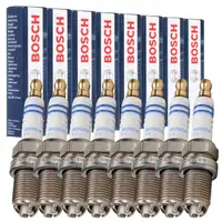 8x BOSCH FGR6KQE 0242240587 Z&uuml;ndkerze f&uuml;r PORSCHE Cayenne 9PA S 4.5 bis 01.2007