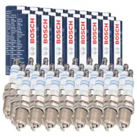 24x BOSCH 0242236571 FR7KI332S CNG LPG GAS Z&uuml;ndkerze f&uuml;r MERCEDES W463 W220 W221 W222 R230