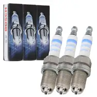 3x BOSCH 0242232502 FR78X Z&uuml;ndkerze DAIHATSU Cuore 5 6 Move Sirion Trevis YRV 1.0 56/58 PS