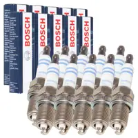 10x BOSCH 0242240653 FR6KI332S Z&uuml;ndkerze f&uuml;r AUDI S6 4F C6 S8 4E D3 435/450 PS 101905621B