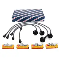 BOSCH 0948 Z&uuml;ndkabelsatz + 4x NGK 4210 Z&uuml;ndkerze f&uuml;r VW K&auml;fer 1200 1300 1302 1303 1500