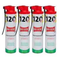 4x 520ml BALLISTOL 120 Jahre Jubiläumsedition Universalöl Rostschutz Schmieröl Pflegeöl