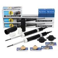 2x BILSTEIN B4 Sto&szlig;d&auml;mpfer + Staubschutz + Domlager f&uuml;r BMW E81 mit Sportfahrwerk hinten