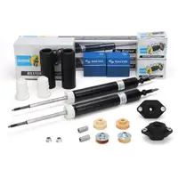 2x BILSTEIN B4 Sto&szlig;d&auml;mpfer + B1 Staubschutz + Domlager f&uuml;r BMW 1er E82 E88 hinten