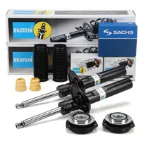 2x BILSTEIN B4 Stoßdämpfer + Staubschutz + Domlager für VW Golf 5 8P Leon Octavia 2 vorne