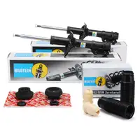 2x BILSTEIN B4 Sto&szlig;d&auml;mpfer + Staubschutz + febi Domlager f&uuml;r SEAT Ibiza VW Golf 3 vorne