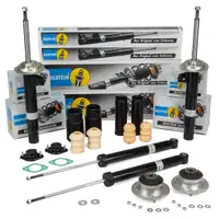 4x BILSTEIN B4 Sto&szlig;d&auml;mpfer B1 Staubschutz Domlager f&uuml;r BMW 3er E46 Limo vorne + hinten