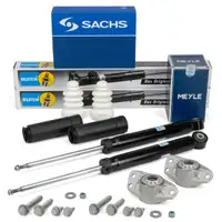 2x BILSTEIN B4 Sto&szlig;d&auml;mpfer + SACHS Staubschutz + MEYLE Domlager f&uuml;r VW Golf 5 2 hinten