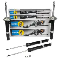 4x BILSTEIN B4 shock absorbers for BMW 3 Series E46 (Coupe/Convertible) standard suspension (front + rear)