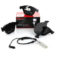 BREMBO P06054 Bremsbel&auml;ge + Warnkontakt f&uuml;r BMW 5er E60 E61 6er E63 E64 630i 645Ci vorne