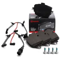 BREMBO P85180 Bremsbel&auml;ge + Sensor f&uuml;r AUDI A6 S6 C8 A7 4K A8 S8 4N Q7 SQ7 SQ8 4M hinten