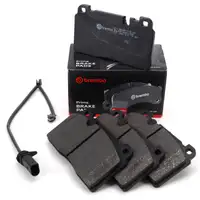 BREMBO P85123 Bremsbel&auml;ge + Warnkontaktsensor f&uuml;r AUDI A6 C7 A4 7G Q5 8RB PR-1LP vorne
