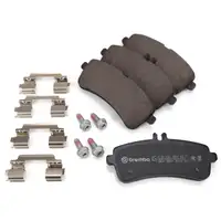 BREMBO Bremsscheiben + Bremsbel&auml;ge + Sensor f&uuml;r MERCEDES W205 W222 A217 R231 63 AMG hinten